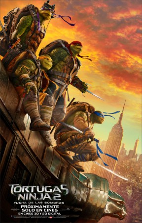 Nuevo Poster Oficial de 'Tortugas Ninja: Fuera de las Sombras'